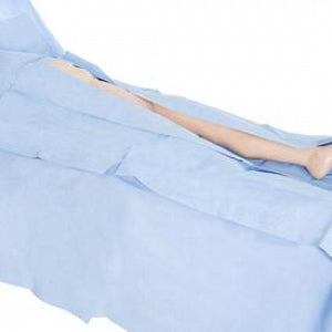 Halyard Health Split Cardio Drapes - Clearview Split Cardio Drape, Sterile, 116" x 88" x 140" - 89451