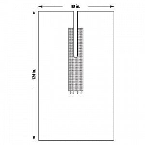 Halyard Health U-Drapes - KC100 U-Drape, 80" x 124" - 89532