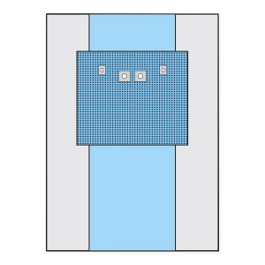 Halyard Health CK100 Angiography Drapes - KC100 Angiography Drape, Sterile - 89583