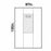 Halyard Health Angio Femoral Drapes - Femoral Angio Drape, 2 Windows, Fenestrated, 82" x 135" - 89711