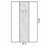 Halyard Health Angio Femoral Drapes - Femoral Angio Drape, 2 Windows, Fenestrated, 31" x 135" - 89749