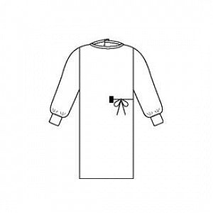 Halyard Health Nonreinforced Surgical Gowns - Unisex Nonreinforced Surgical Gown, Towel, Sterile, Size L - 90018