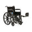 Medline Guardian K1 Wheelchairs - K1 Basic Wheelchair with Full-Length Permanent Arms and Elevating Leg Rests, 18" - K1186N13E