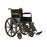 Medline Guardian K1 Wheelchairs - K1 Basic Wheelchair with Full-Length Permanent Arms and Elevating Leg Rests, 18" - K1186N13E
