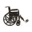 Medline Guardian K1 Wheelchairs - K1 Basic Wheelchair with Full-Length Permanent Arms and Elevating Leg Rests, 18" - K1186N13E