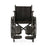 Medline Guardian K1 Wheelchairs - K1 Basic Wheelchair with Full-Length Permanent Arms and Elevating Leg Rests, 18" - K1186N13E