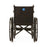 Medline Guardian K1 Wheelchairs - K1 Basic Wheelchair with Full-Length Permanent Arms and Swing-Away Leg Rests, 18" - K1186N13S
