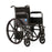 Medline Guardian K1 Wheelchairs - K1 Basic Wheelchair with Full-Length Permanent Arms and Swing-Away Leg Rests, 18" - K1186N13S