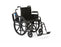 Medline Guardian K1 Wheelchairs - K1 Basic Wheelchair with Swing-Back Desk-Length Arms and Swing-Away Leg Rests, 18" - K1186N22S