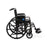 Medline Guardian K1 Wheelchairs - K1 Basic Wheelchair with Swing-Back Desk-Length Arms and Swing-Away Leg Rests, 18" - K1186N22S