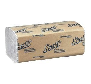 Kimberly Clark Scott Paper Towels - Scott Paper Towels, Single-Fold, 250/Pack - 01700