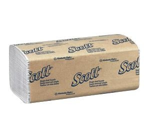 Kimberly Clark Scott Paper Towels - Scott Paper Towels, Single-Fold, 250/Pack - 01700