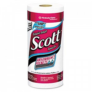 Kimberly-Clark Scott Kitchen Roll Towels - Paper Towel Roll, Perforated - 41482