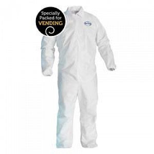 Kimberly-Clark Corporation KLEENGUARD A40 Zip-Front Liquid / Particle Protection Coveralls - Kleenguard A40 Liquid and Particle Protection Coverall, Zipper Front, Elastic Wrist, Size XL - 44314
