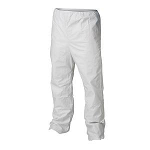 Kimberly-Clark Kleenguard Elast Waste Pants - Kleenguard Pants, A40, Elastic Waste, White - 44415