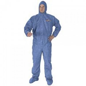 Kimberly-Clark Kleenguard A60 Denim Blue Coveralls - Kleenguard A60 Denim Blue Coveralls, Size XL - 45024