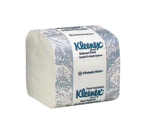 Kimberly-Clark Kleenex Bath Tissue - Kleenex Bathroom Tissue, Hygenic, 4.5" x 8.3" - 48280