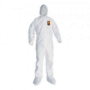 Kimberly-Clark Kleenguard A20 Coveralls - Kleenguard A20 Coveralls with Zipper, White, Size 3XL - 49126