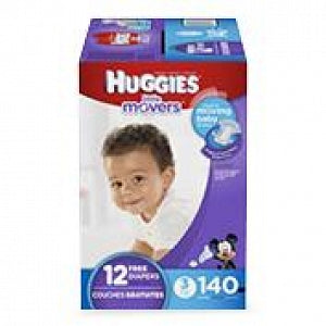 Kimberly-Clark Huggies Little Movers Diapers - Huggies Little Movers Diapers, Step 5, Jumbo Pack - 49680