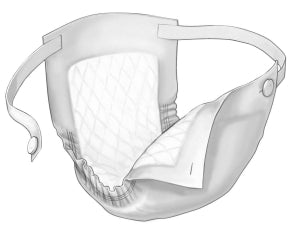 Cardinal Health Sure Care Belted Undergarments - DBM-UNDERGARMENT, MAXICARE, BELTED, ONE-SIZ - 171B10