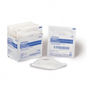 Cardinal Health Curity Woven Gauze Sponges - Curity Gauze Pad, Sterile, 8-Ply, 4" x 4", 2/Pack - 2187