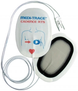 Cardinal Health Medi-Trace Cadence Adult Multifunction Defibrillation Electrodes - Adult Radiotransparent Defibrillation Electrode for Physio-Control - 22550R