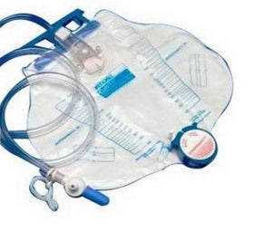 Cardinal Health Bedside Drainage Bags - 2, 000 mL Anti-Reflux Drainage Bag - 3057