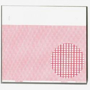 Cardinal Health Multichannel Chart Paper - EKG Paper, Folded, 8.27" x 197-ft., 6 Pads / Case - 30929205