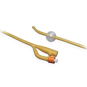 Cardinal Health Silicone-Coated Latex Foley Catheters - Kenguard Foley Catheter, 2 Way, 16 Fr, 5 cc, Silicone - 3560