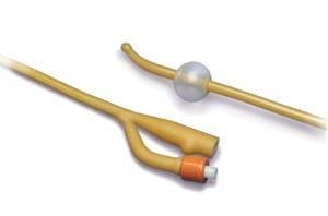 Cardinal Health Silicone-Coated Latex Foley Catheters - Kenguard Foley Catheter, 2 Way, 30 Fr, 30 cc - 3631
