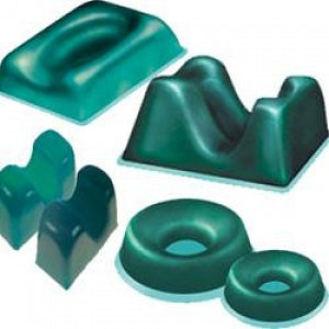 Cardinal Health Reusable Gel Positioners - Reusable Gel Positioner Chest Roll, Flat Bottom - 50008211