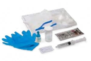 Cardinal Health Dover Silicone Foley Trays - Foley Catheter Tray with Antireflux Drainage Bag, 18 Fr, 10 mL - 6148LL