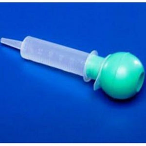 Cardinal Health Irrigation Trays and Syringes - 1, 200 mL Irrigation Tray with Lid and 60 mL Bulb Syringe - 67800