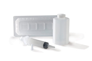Cardinal Health Irrigation Trays and Syringes - 1, 200 mL Irrigation Tray with Lid and 60 mL Bulb Syringe - 67800