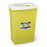Cardinal Health Trace SharpSafety Chemotherapy Containers - SharpSafety 18-gal. Chemotherapy Sharps Container with Yellow Base, Absorbent Pad and Sliding Gasket Lid - 8939PG2