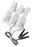 Cardinal Health Neonatal and Pediatric ECG Electrodes - Neonatal Specialty Prewired Electrode, 18" Lead Wires with 4-1/2" Limb Bands - EP30016