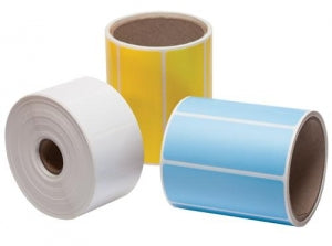 KEM Medical Premium Sterilization Bar-Code Labels - Sterilizable Bar Code Label with 1" Core, Pearl White, 1.5" x 4", 1, 300/Roll - 5000-1C