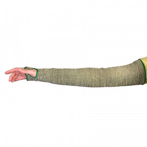 Superior Glove Works Ltd Contender Aramid Cut- and Flame-Resistant Sleeves - 18" Contender Aramid Cut Level A4 with Thumbhole Industrial Sleeves, One Size Fits Most - KGC1T18T