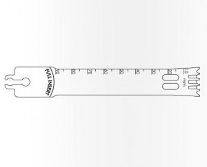 Brasseler USA Small Bone Saw Blades and Rasps - Small Bone Saw Blade, 90 x 18 mm - BR4118-119-090