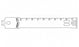 Brasseler Dual Cut Aggressive Sagittal Saw Blades - Saw Blade, Surgical, 100 x 18 mm - BR4118-127-100