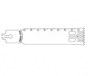 Brasseler USA Small Bone Saw Blades and Rasps - Small Bone Saw Blade, 90 x 25 mm - BR4125-147-090