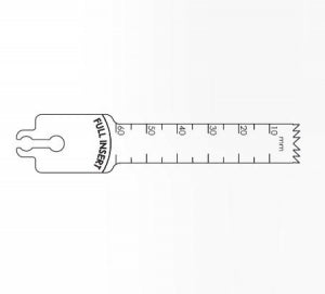 Brasseler USA Large Bone Sagittal Saw Blades - Large Bone Sagittal Saw Blade, 60 x 31 mm, 0.89 mm Thick - BR11-2214