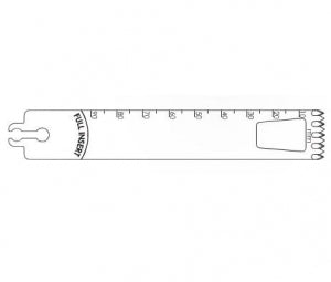 Brasseler USA Large Bone Sagittal Saw Blades - Large Bone Sagittal Saw Blade, 90 x 19 mm, 0.99 mm Thick - BR1-1990-39