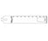 Brasseler USA Large Bone Sagittal Saw Blades - Large Bone Sagittal Saw Blade, 90 x 19 mm, 0.99 mm Thick - BR1-1990-39