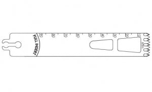 Brasseler USA Large Bone Oscillating Saw Blades - Large Bone Oscillating Saw Blade, Surgical, 90 x 19 mm - BR1-1990-47