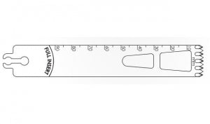 Brasseler USA Large Bone Oscillating Saw Blades - Large Bone Oscillating Saw Blade, Surgical, 90 x 19 mm - BR1-1990-50