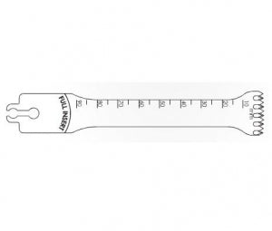 Brasseler USA Large Bone Sagittal Saw Blades - Large Bone Sagittal Saw Blade, 90 x 21 mm, 1.37 mm Thick - BR1-2190-54F
