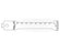 Brasseler USA Large Bone Sagittal Saw Blades - Large Bone Sagittal Saw Blade, 90 x 21 mm, 1.37 mm Thick - BR1-2190-54F