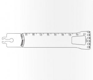 Brasseler Large Bone FX Oscillating Saw Blades - Sagittal Bone Saw Blade, Large, 90 mm x 25 mm, 0.99 mm Thick - BR1-2590-39F