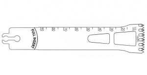 Brasseler USA Large Bone Sagittal Saw Blades - Large Bone Sagittal Saw Blade, Stryker, 2, 90 x 25.4 mm - BR1-2590-47F